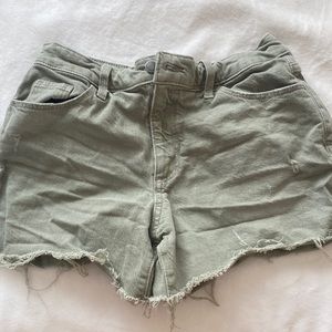 Vintage light  army green shorts
